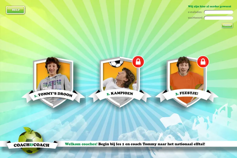 Screenshot of the Coach & Coach e-learning application